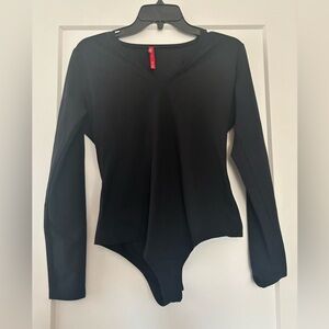Spanx size large black bodysuit